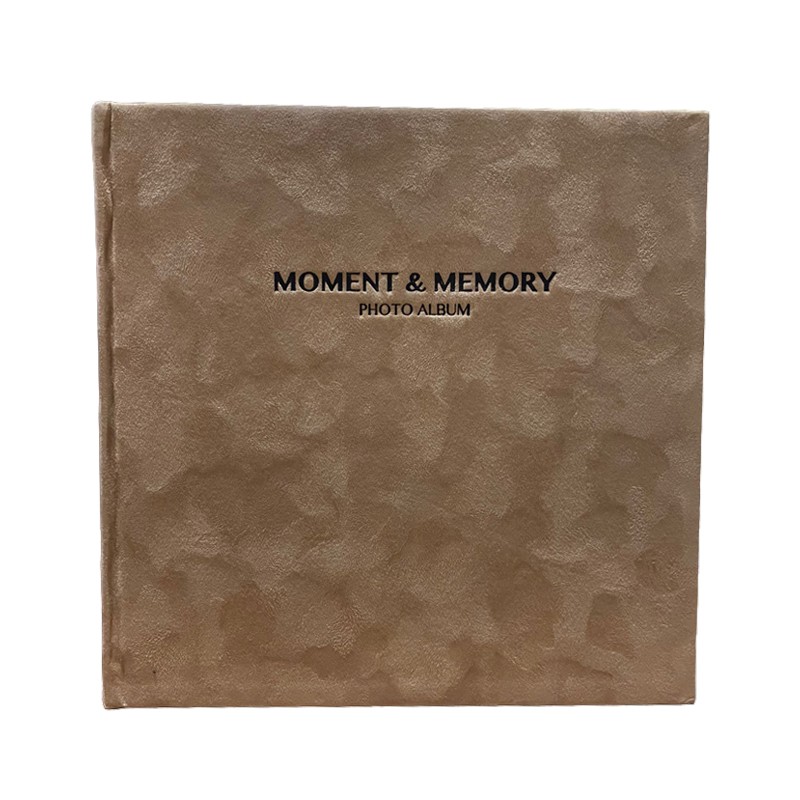 Album foto 10x15 cm, 200 fotografii, coperta catifea, maro deschis, Moment & Memory - imagine 5